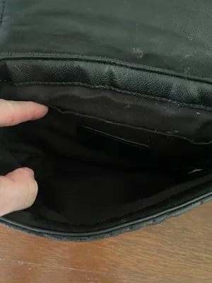 Black Croc-Embossed Shoulder Bag with Chain Strap Zara brand thumbnail 3