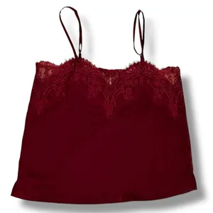 Lulus Camisole Cami Top Wine Colored, Spaghetti Strap, Loose Fit, Size Small thumbnail 7