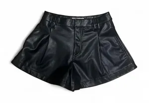 Free People Leather Shorts thumbnail 1