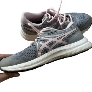 Asics everyday comfort amplifoam design gray pink size 8 sneakers‎ running shoes thumbnail 6