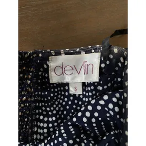 devlin Dress Size Small Strapless Blue White Quilted Smocked Mini from Nordstrom thumbnail 3