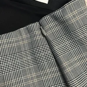Babaton Plaid Mini High Waist A-Line Skirt Size 10 thumbnail 4