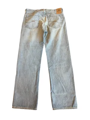 Denimist Lindsay Slim Boyfriend Jeans Light Wash Denim Distressed Size 31 Womens thumbnail 8