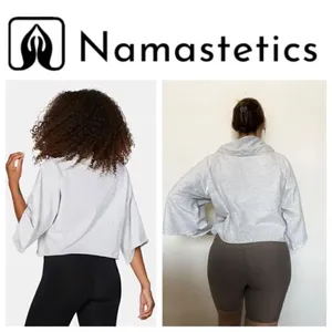 Namastetics Hoodie NEW Athleisure XL Grey Gym Relaxed Fit thumbnail 11