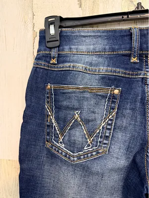 Wrangler Women’s Bootcut Jeans 5x34 Dark Wash Stretch Western Y2K thumbnail 12