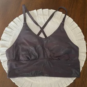 Offline By Aerie Real Me Strappy Back Sports Bra Small‎ Medium Support Stretch thumbnail 3