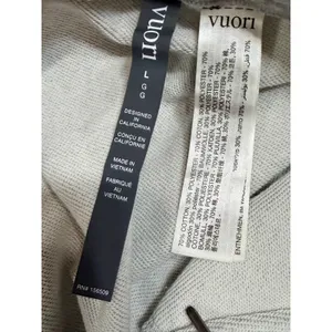 Vuori Restore Wide Leg Sweatpants Heather Grey Large Cotton Blend Lounge Pants thumbnail 5