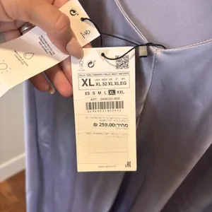 NEW Zara Silver Satin Effect Cut-Out Back Maxi Midi Dress Women's Size XL Luxury thumbnail 8