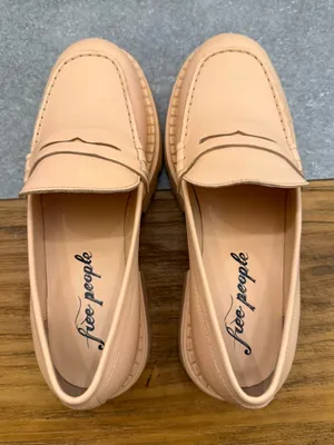 Free People Lyra Lug Sole Penny Loafer Cantaloupe Size 39.5 (US 8.5-9 thumbnail 8