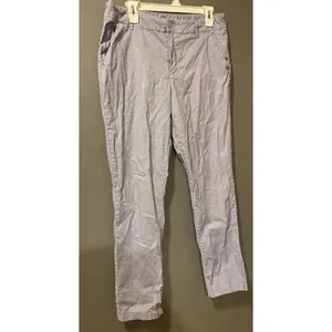H&M Label Of Graded Goods Light Blue Straight Leg Casual/Dress Pants 10 thumbnail 3