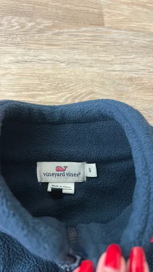 Vineyard Vines Vest Fleece Blue thumbnail 3