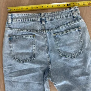 Women's Light Blue Pearl Beaded Slightly Flare Jeans thumbnail 5