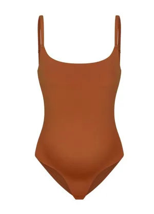 🆕 Skims | Fits Everybody Bodysuit Brief Maternity Small Bronze thumbnail 4
