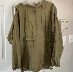 Pacific Trail 3/4 Zip Army Green Windbreaker thumbnail 1
