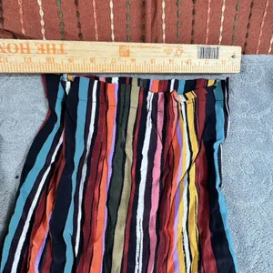 Free People Striped Wide Leg Palazzo Pants Women S Boho Festival Colorful Hippie thumbnail 10