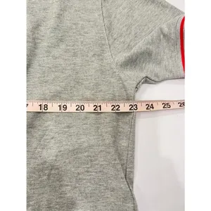 POL Gray Contrast Tipped 100% Cotton Polo Size Large NWOT thumbnail 4