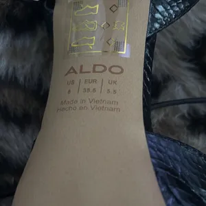Aldo Black Stiletto Heels with Strappy Design thumbnail 3