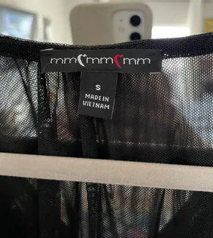Boutique Sheer Blouse Black thumbnail 3