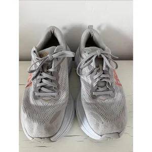 Hoka Bondi 8 Womens 10.5B Harbor Mist Lunar Rock Max Cushion Running Shoes thumbnail 4