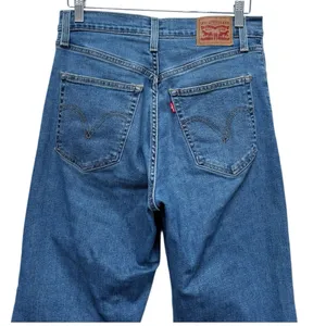 Levi's Ribcage High Rise Straight Ankle Jeans Size 29 thumbnail 5