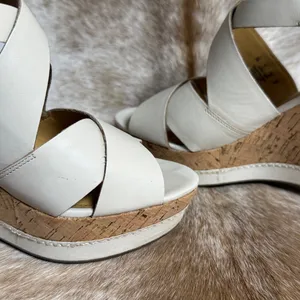 Franco Sarto Leather L-Shiver Platform‎ Sandal Size 9 B45 thumbnail 9
