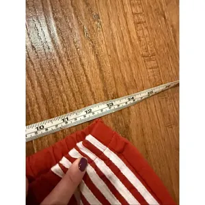 Cali 1850 orange side striped track pants wide leg size small thumbnail 9