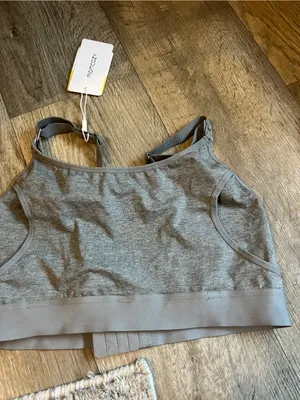 NWT momcozy Gray Maternity/Nursing Bra -‎ Seamless Comfort thumbnail 2