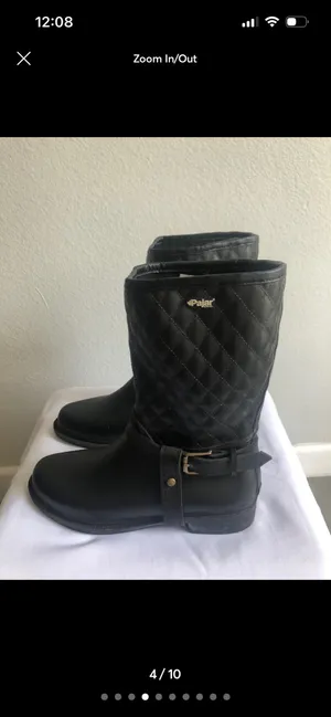 Pajar black rain boots  thumbnail 4