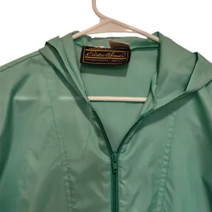 Eddie Bauer Light Teal Lightweight Wind Anorak Activewear Jacket Size Medium thumbnail 3