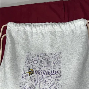 Large Backpack with Vikings Voyage design Gray thumbnail 4