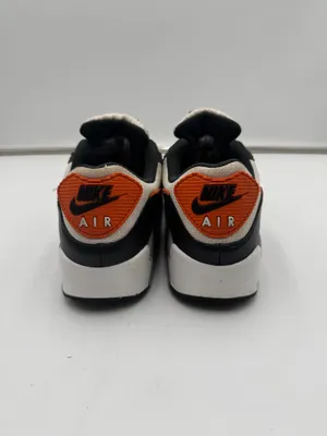 Nike Air Max 90 Sneakers Size 7.5 Black Orange White DM0029-101 thumbnail 6