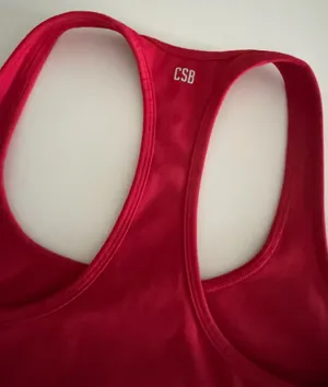 CSB Form Racerback tank Red Size M thumbnail 5