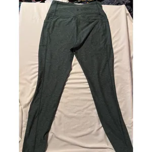 Marika Womens High Waisted Heather Green Pocket Leggings Size Medium thumbnail 2