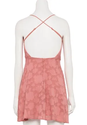 Speechless Strappy Cross-Back Mini A-Line Dress (JUNIORS) Size: XL thumbnail 2