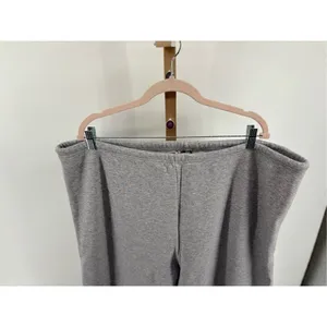 NWT SKIMS Cotton Fleece Jogger 3X Light Heather Gray Sweatpants 30.5 Inseam thumbnail 5