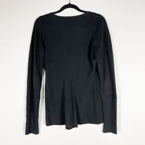 Lululemon Women's Swiftly Tech Henley Button V Neck Long Sleeve Shirt Blouse M thumbnail 2