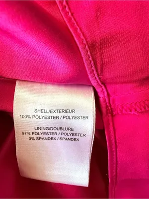 Belle Badges Mischka Bright Pink Formal Dress Plunge V-neck & Back Cut Out Sz10 thumbnail 8