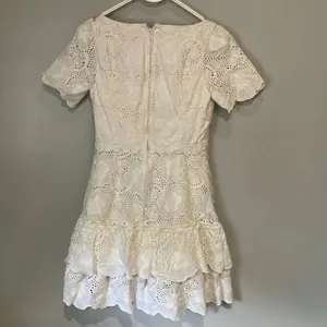 Lilly Pulitzer Bonnie Dress Resort White Jumbo Bonquet Eyelet Sz 2 Bridal #500 thumbnail 12