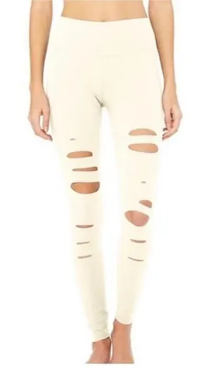 Alo Yoga Warrior Leggings in Pristine Size‎ Small thumbnail 1
