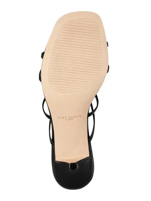 Marc Fisher Strappy Baizel Heeled Sandal MLBAIZEL Black Leather 9.5M thumbnail 15