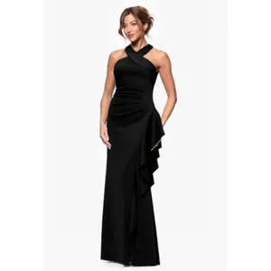 Xscape Women's Evening Bodycon Dress Black 14 Petite thumbnail 2