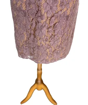 Free People Womens Dangerous Love Deep V Lace Mini Dress Purple Size 12 NEW Boho thumbnail 10