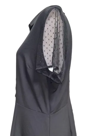 Maison Jules xl black scallop dress lbd thumbnail 5