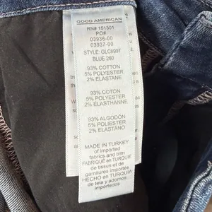 Good‎ American Good Leg Crop in Blue 260 Size 0 or 25 thumbnail 9