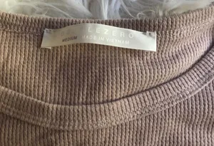 Double Zero Pink Waffle Thermal Long Sleeve thumbnail 2
