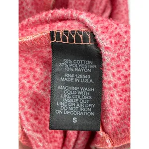 Aviator Nation Serape Striped Full Zip Up Hoodie Pink Sunset Sweatshirt Size S thumbnail 6
