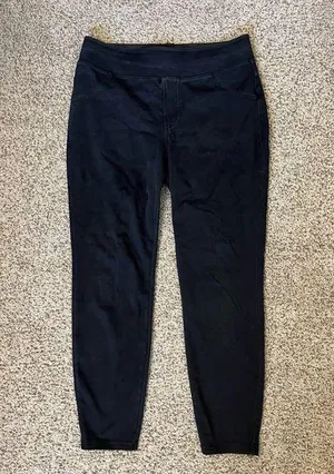Sleek Black jeggings Size L thumbnail 1
