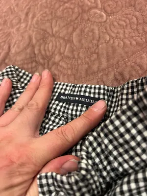 Brandy Melville Black and White Gingham Pants thumbnail 4