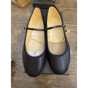 Marc Fisher Women's Espina Mary Jane Ballet Flat Leather Black Size US 8! thumbnail 2