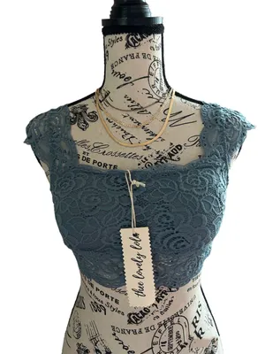 NWT Lace Bralette/Crop Top thumbnail 1